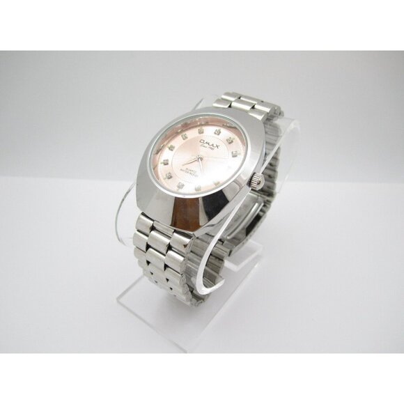 Women Qmax Quartz WR Analog 38mm Round Watch (H165) "New Battery" - Picture 6 of 10